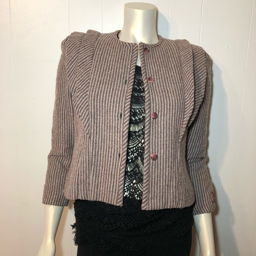 Vintage Pink plaid blazer